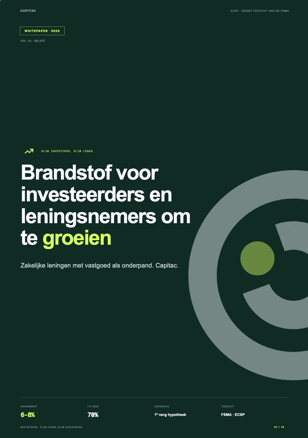 Cover van het Capitac-whitepaper 2026